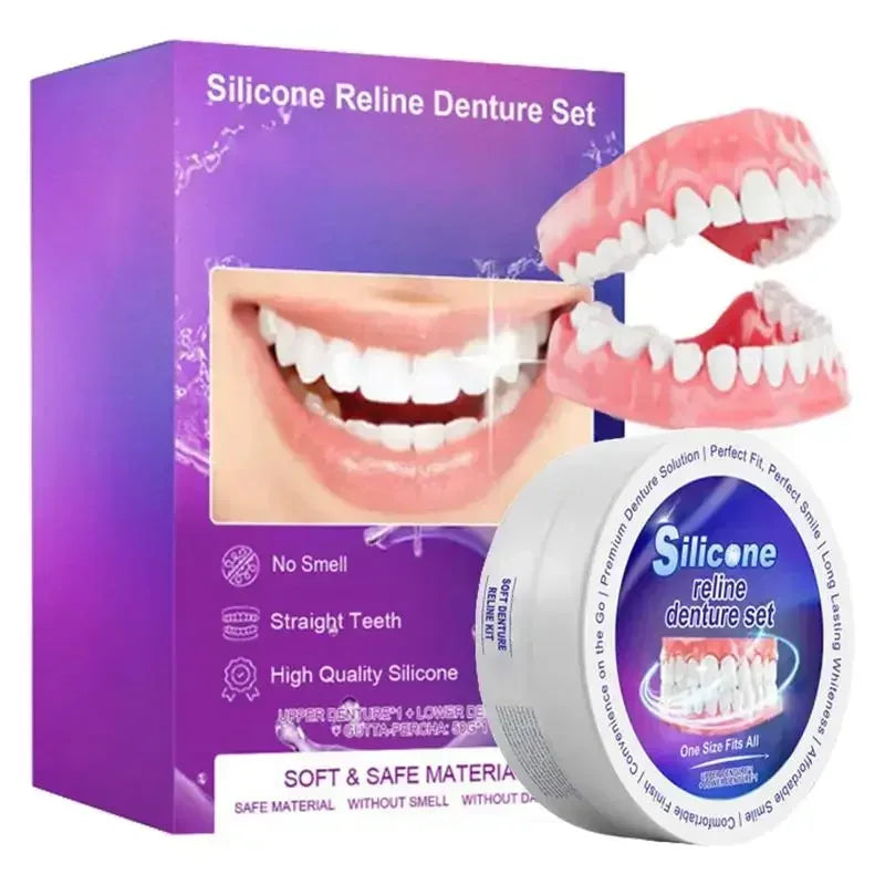 Denture Reliner Kit for Comfortable Custom Fit at Home - EverGrowMarkeplace
