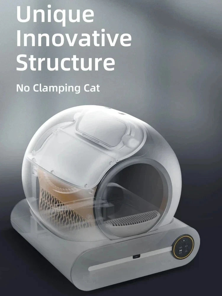 Automatic Smart Cat Litter Box – Self-Cleaning Enclosed