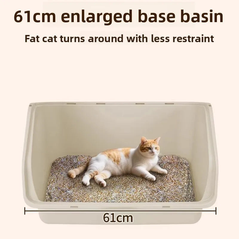 Automatic Self-Cleaning Cat Litter Box With Odor Control