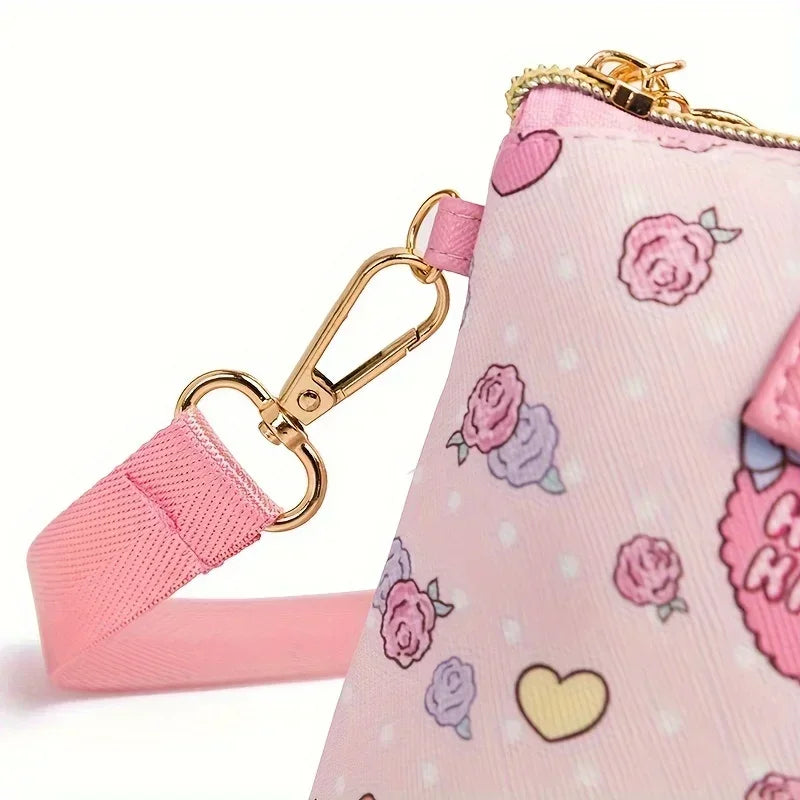 Kawaii Cartoon Tote Handbag With Cute Character Print
