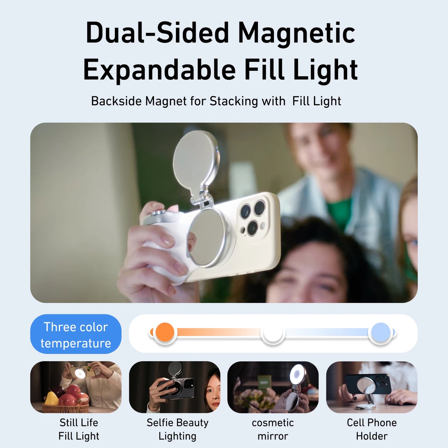Magnetic Phone Camera Grip with Bluetooth Remote - EverGrowMarkeplace