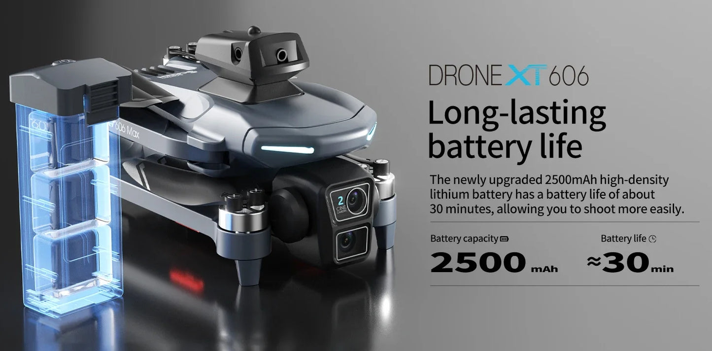 GPS Camera Drone With 8K EIS – 360° Obstacle Avoidance