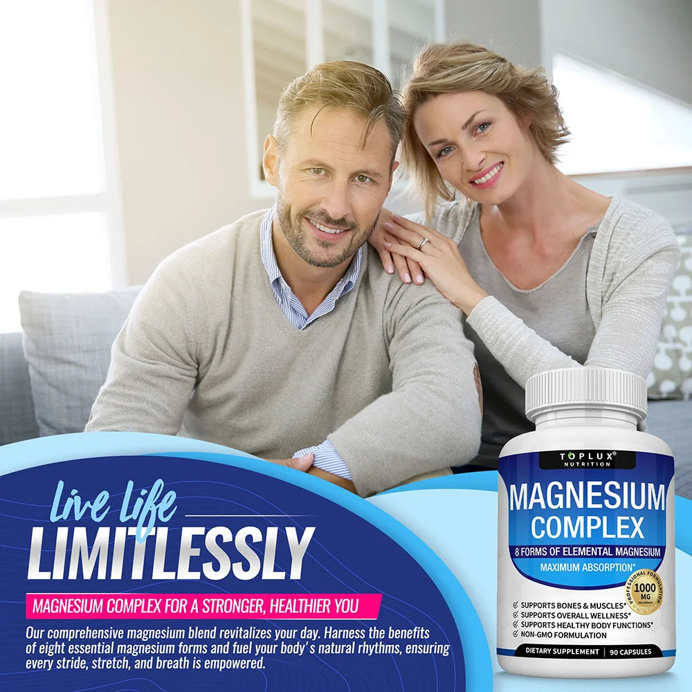 Magnesium Complex 1000 mg Capsules – Multi-Source Support