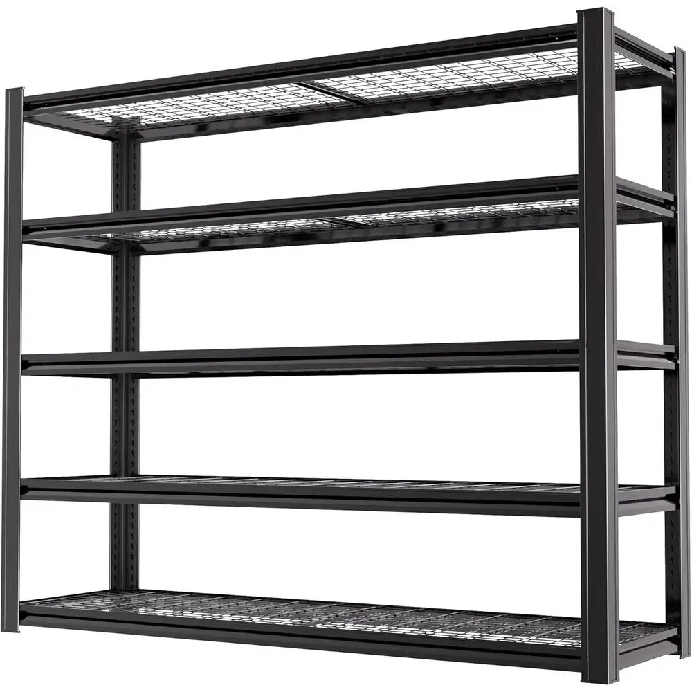 Heavy-Duty Metal Garage Shelving Unit 72x62x24 – 5-Tier