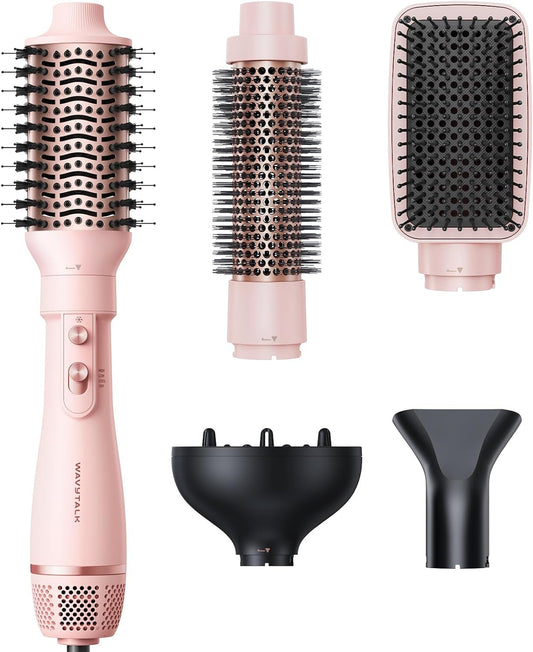 5-in-1 Blow Dryer Brush Set With Interchangeable Heads