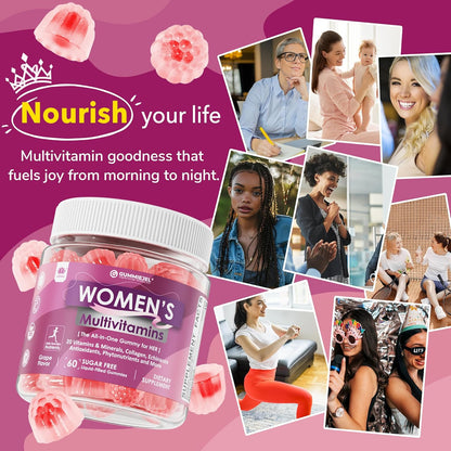 Women’s Sugar-Free Multivitamin Gummies – Beauty & Energy