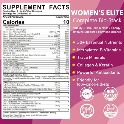 Women’s Sugar-Free Multivitamin Gummies – Beauty & Energy