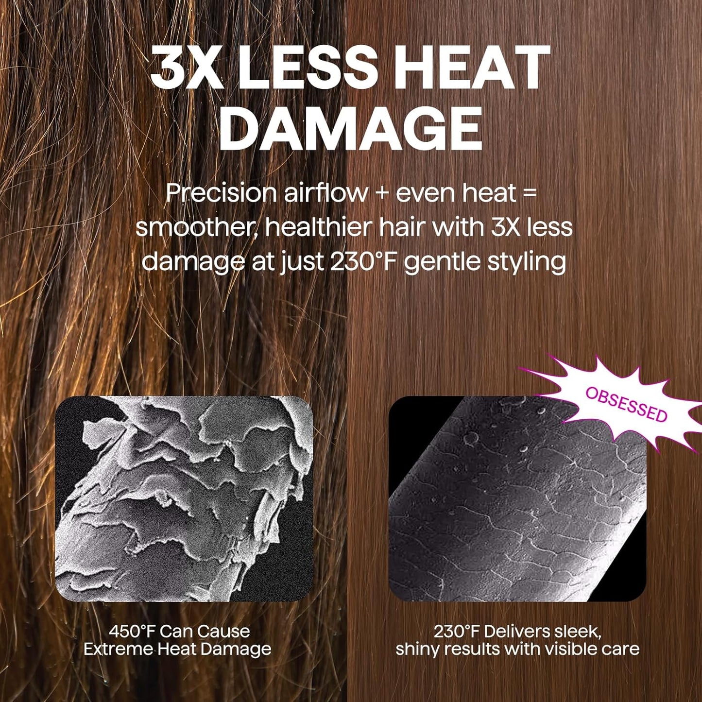 5-in-1 Blow Dryer Brush Set With Interchangeable Heads