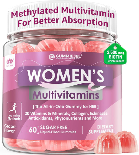 Women’s Sugar-Free Multivitamin Gummies – Beauty & Energy