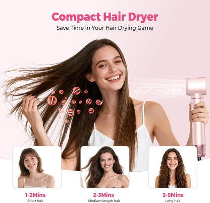 5-in-1 Hot Air Brush Styler with Auto-Wrap Curling