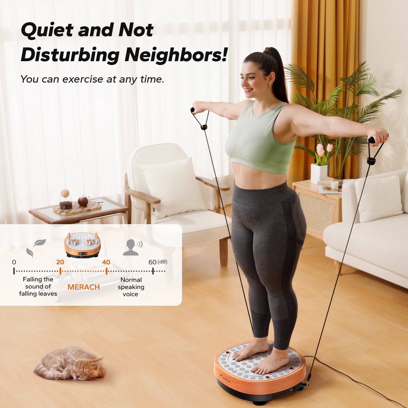 Vibration Plate Exercise Machine – 99 Levels & Foot Massage