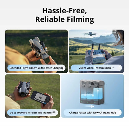 Mini 5 Pro 4K Camera Drone Fly More Combo with 1" CMOS