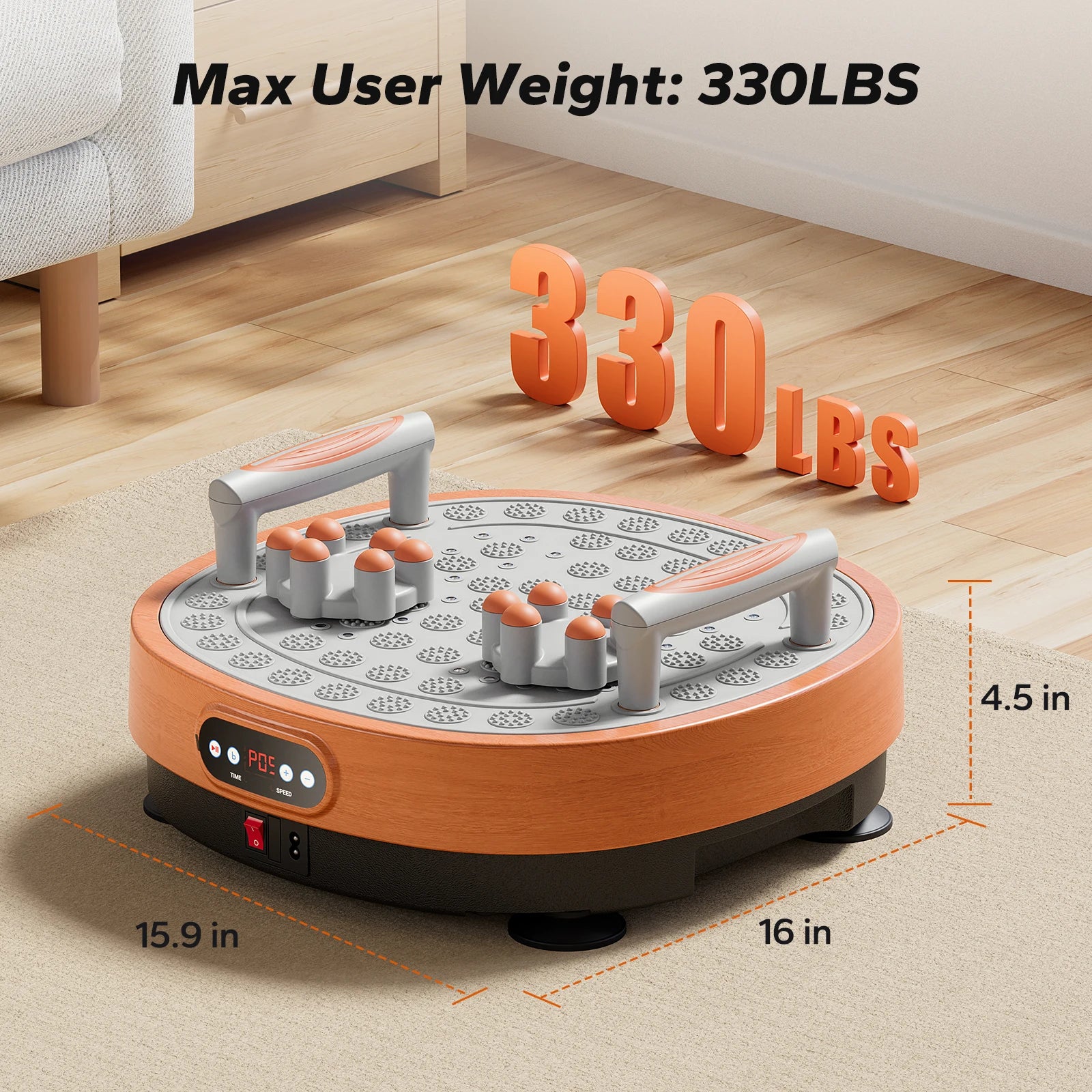 Vibration Plate Exercise Machine – 99 Levels & Foot Massage