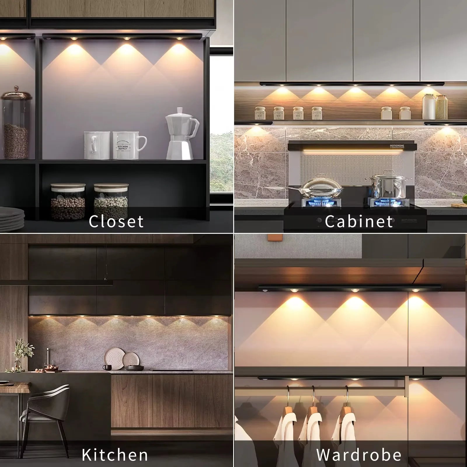Ultra Thin Motion Sensor LED Under Cabinet Light - EverGrowMarkeplace