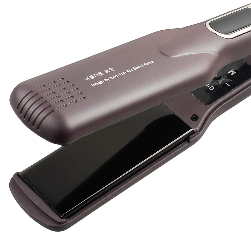 Tourmaline Ceramic Hair Straightener – Wide Floating Plates