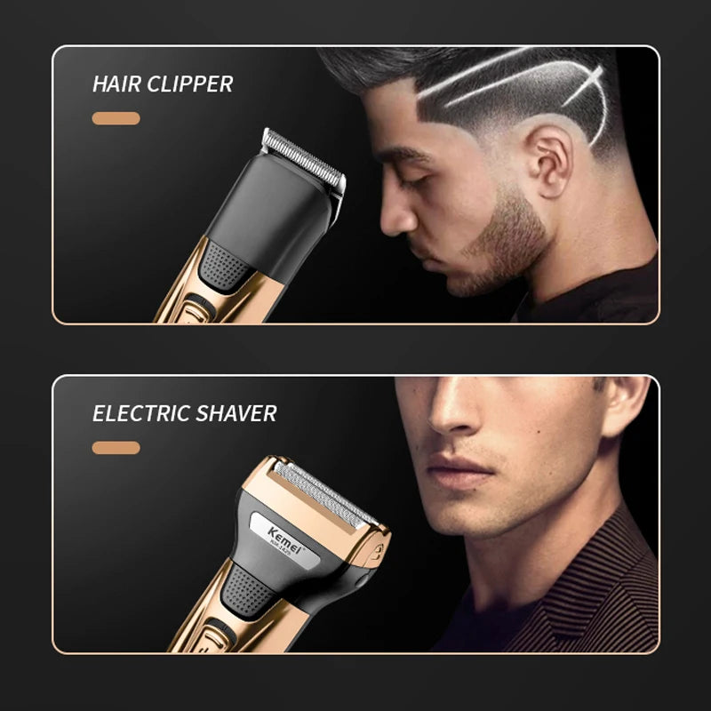 3-in-1 Electric Grooming Kit For Face, Beard And Body