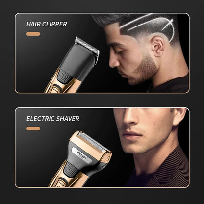 3-in-1 Electric Grooming Kit For Face, Beard And Body