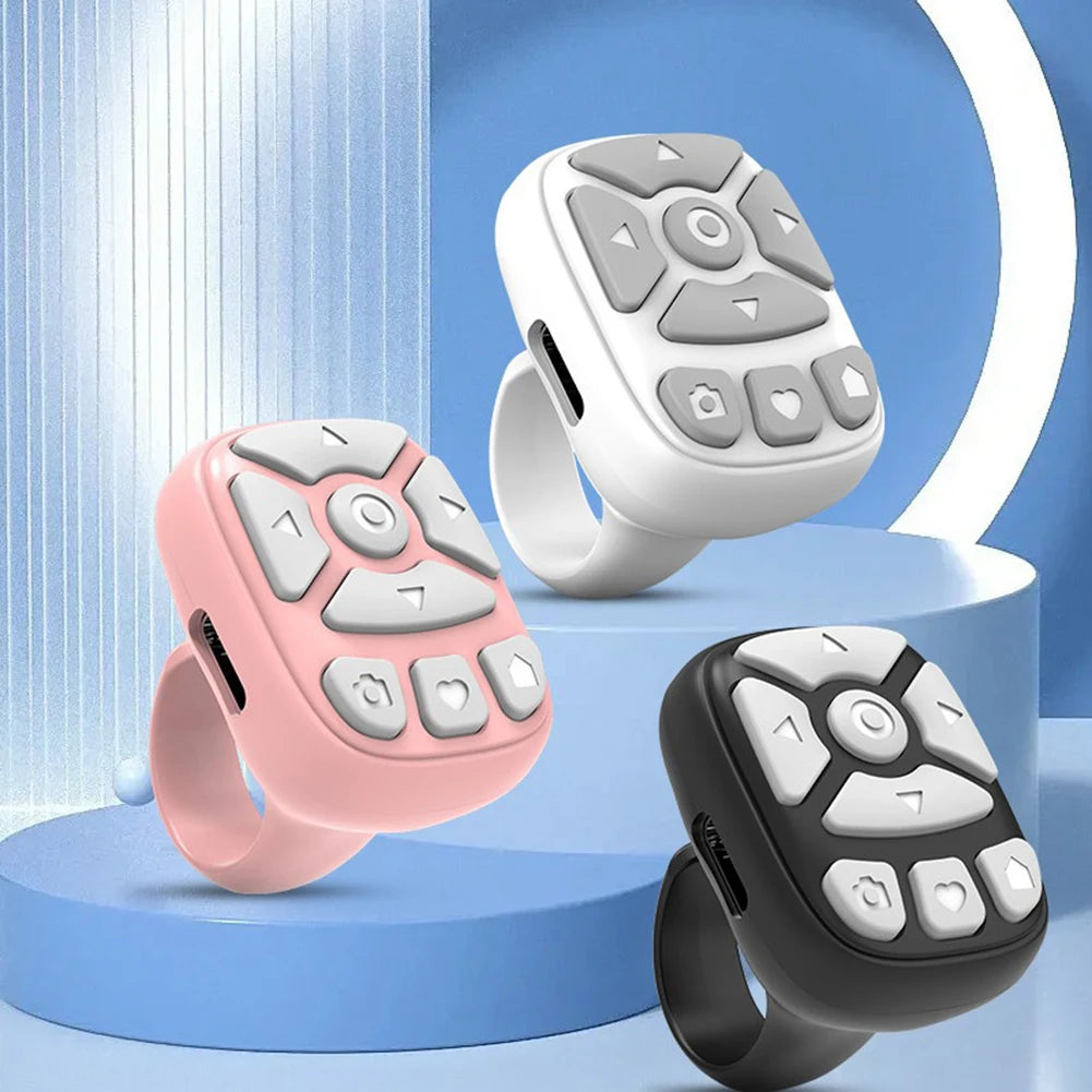 Bluetooth Ring Remote for Phone Scrolling & Selfies - EverGrowMarkeplace