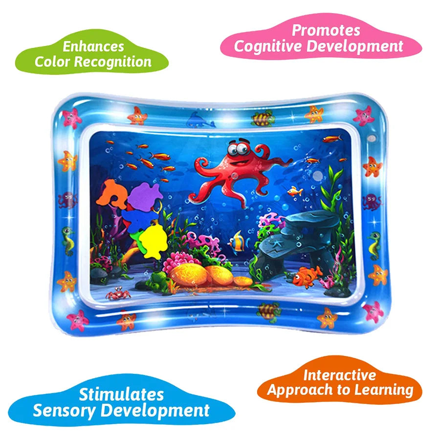 Inflatable Baby Water Play Mat – Tummy Time Toy