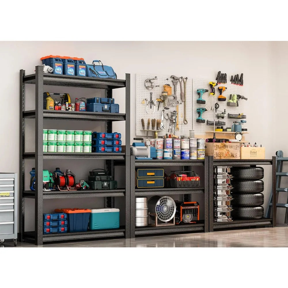 72" Metal Garage Shelving Unit 5-Tier Heavy Duty Rack