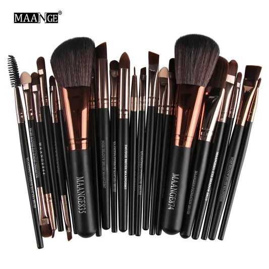 Professional Makeup Brush Set with Soft Synthetic Bristles - EverGrowMarkeplace