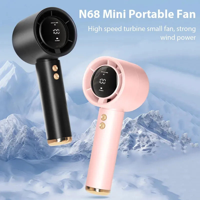 Mini USB Handheld Fan – Quiet Portable Personal Cooler - EverGrowMarkeplace