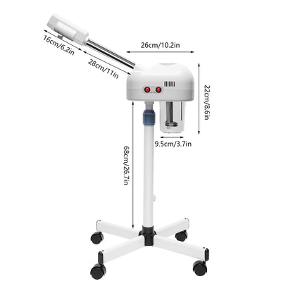 Ozone Facial Steamer 750 ml – Adjustable Floor Stand - EverGrowMarkeplace