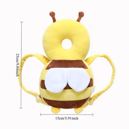 Baby Bee Head Protection Pillow – Soft Anti-Fall Cushion - EverGrowMarkeplace