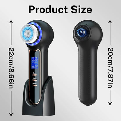 Electric Facial Cleansing Brush With Pore Vacuum Suction