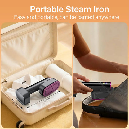 Portable Handheld Garment Steamer – 1200W Five-Temperature - EverGrowMarkeplace