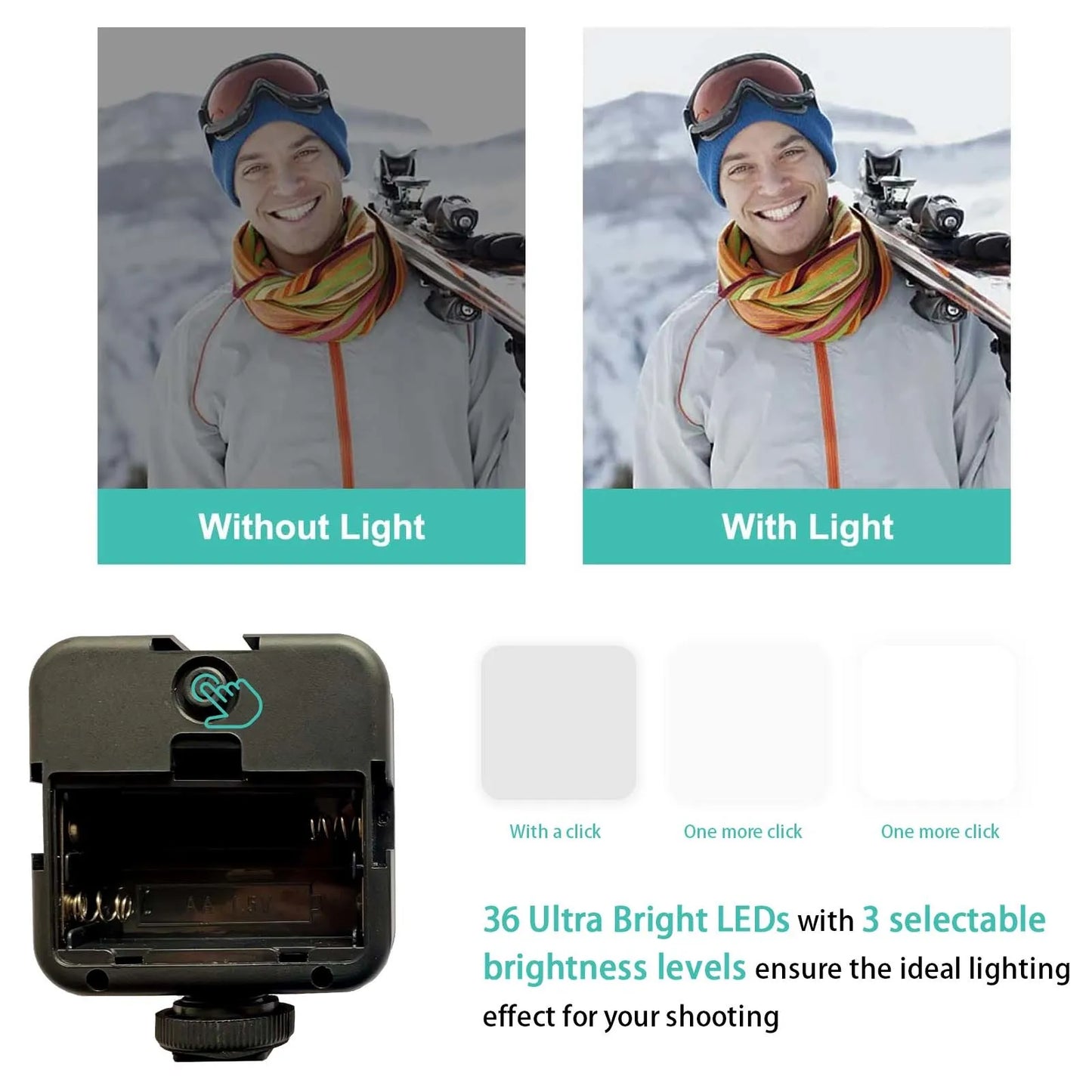 Smartphone Vlogging Kit with Tripod, Mic & LED Light - EverGrowMarkeplace