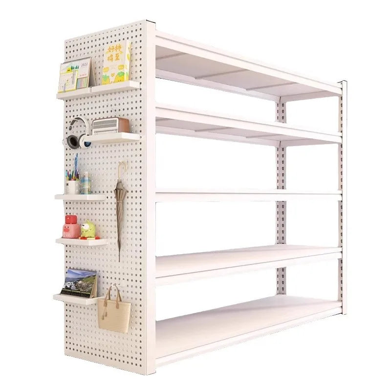 Bamboo Bathroom Storage Rack With Plastic Frame