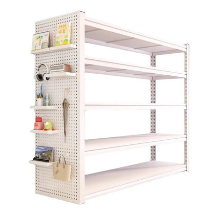 Bamboo Bathroom Storage Rack With Plastic Frame