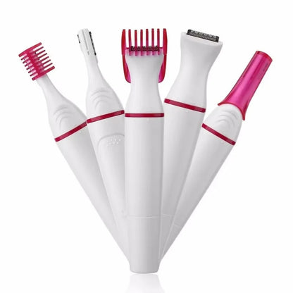 5-in-1 Rechargeable Women’s Epilator & Shaver Set