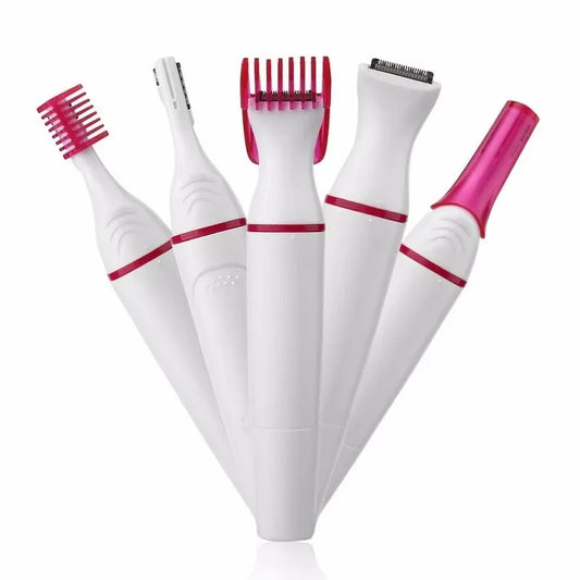 5-in-1 Rechargeable Women’s Epilator & Shaver Set