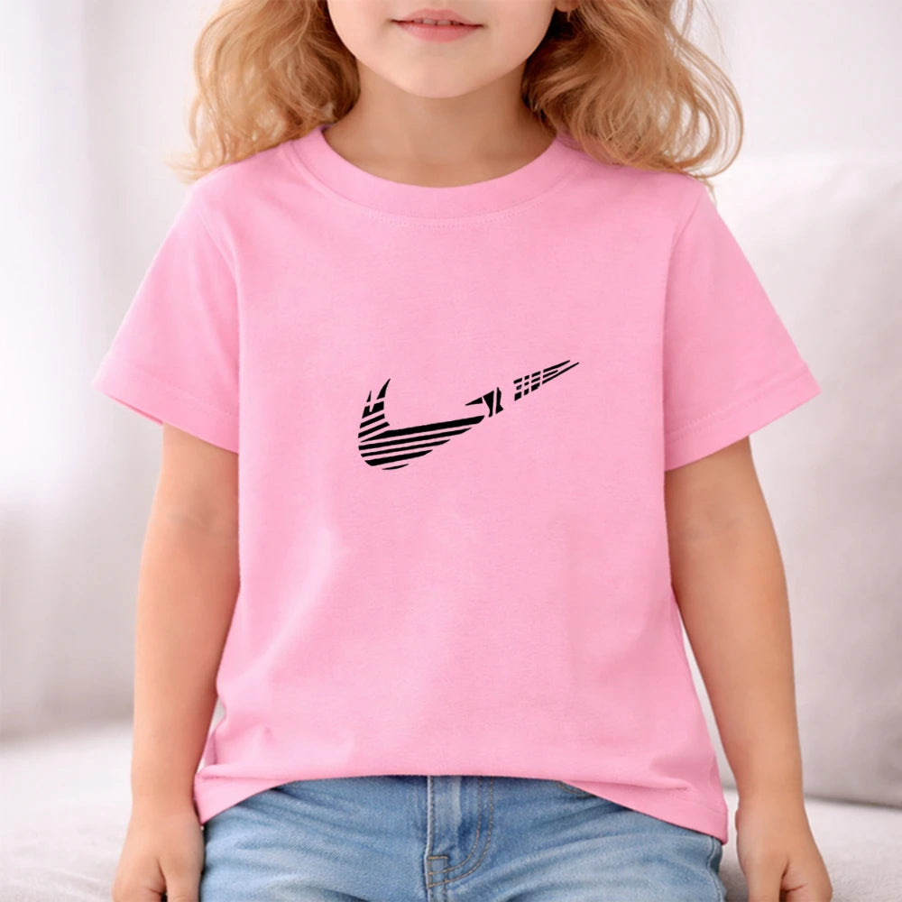 Kids Summer Short Sleeve T-Shirt and Shorts Set