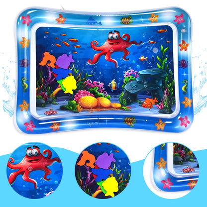 Inflatable Baby Water Play Mat – Tummy Time Toy