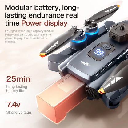 8K GPS Camera Drone With Screen – Brushless Foldable FPV