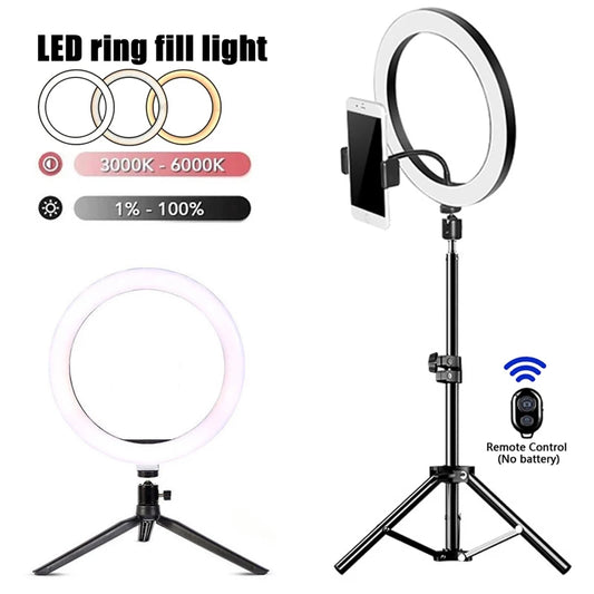 LED Ring Light With Tripod Stand – USB Streaming Kit