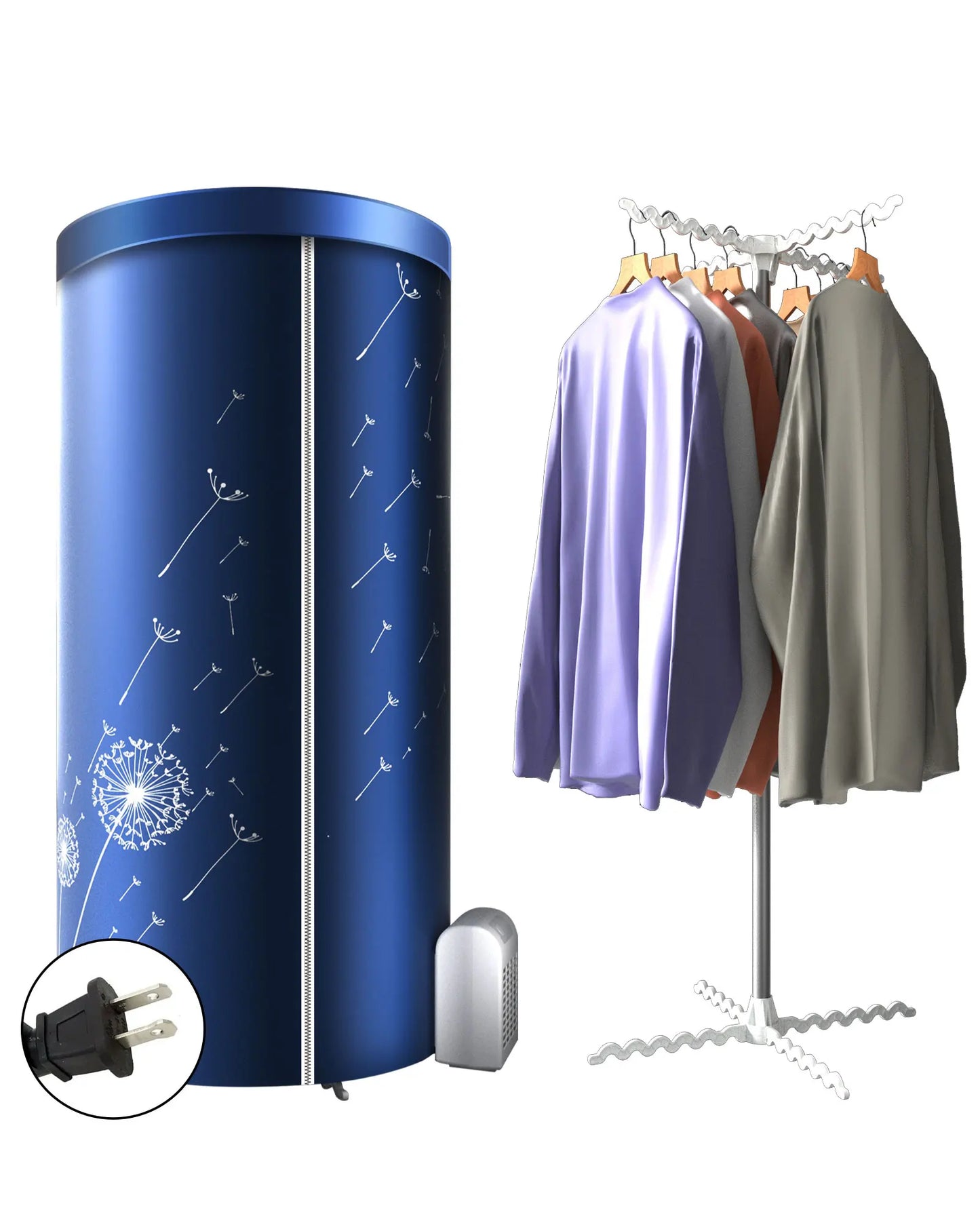 Portable Electric Clothes Dryer with Timer Control - EverGrowMarkeplace