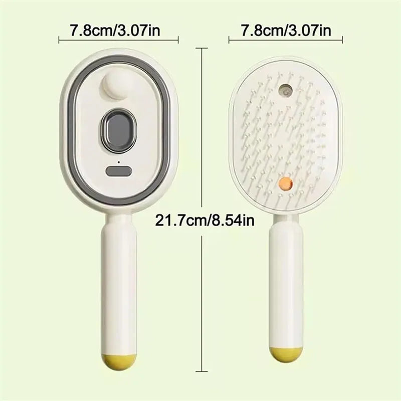 Electric Spray Scalp Massager Comb – Self-Cleaning