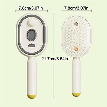 Electric Spray Scalp Massager Comb – Self-Cleaning