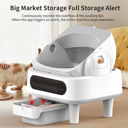 Self-Cleaning Automatic Cat Litter Box – Smart Semi-Closed Design