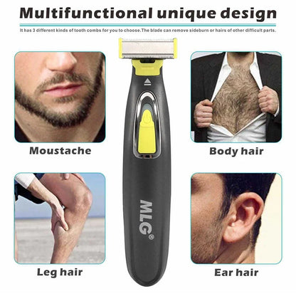 USB Rechargeable Electric Body Trimmer – Washable T-Blade
