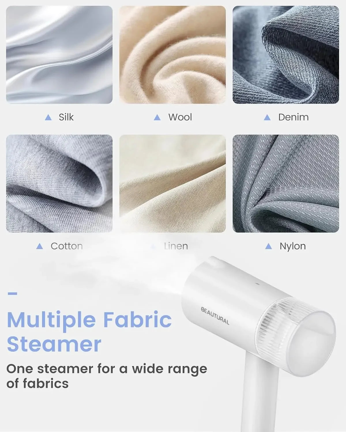 Portable Clothes Steamer – Fast Heat-Up, Foldable Design - EverGrowMarkeplace