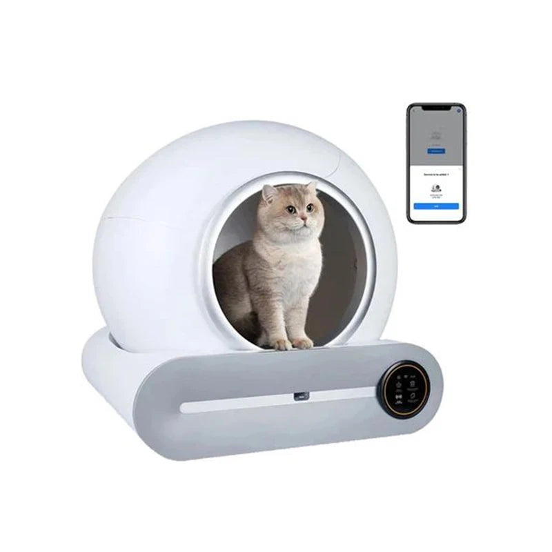 Automatic Self-Cleaning Cat Litter Box with App Control