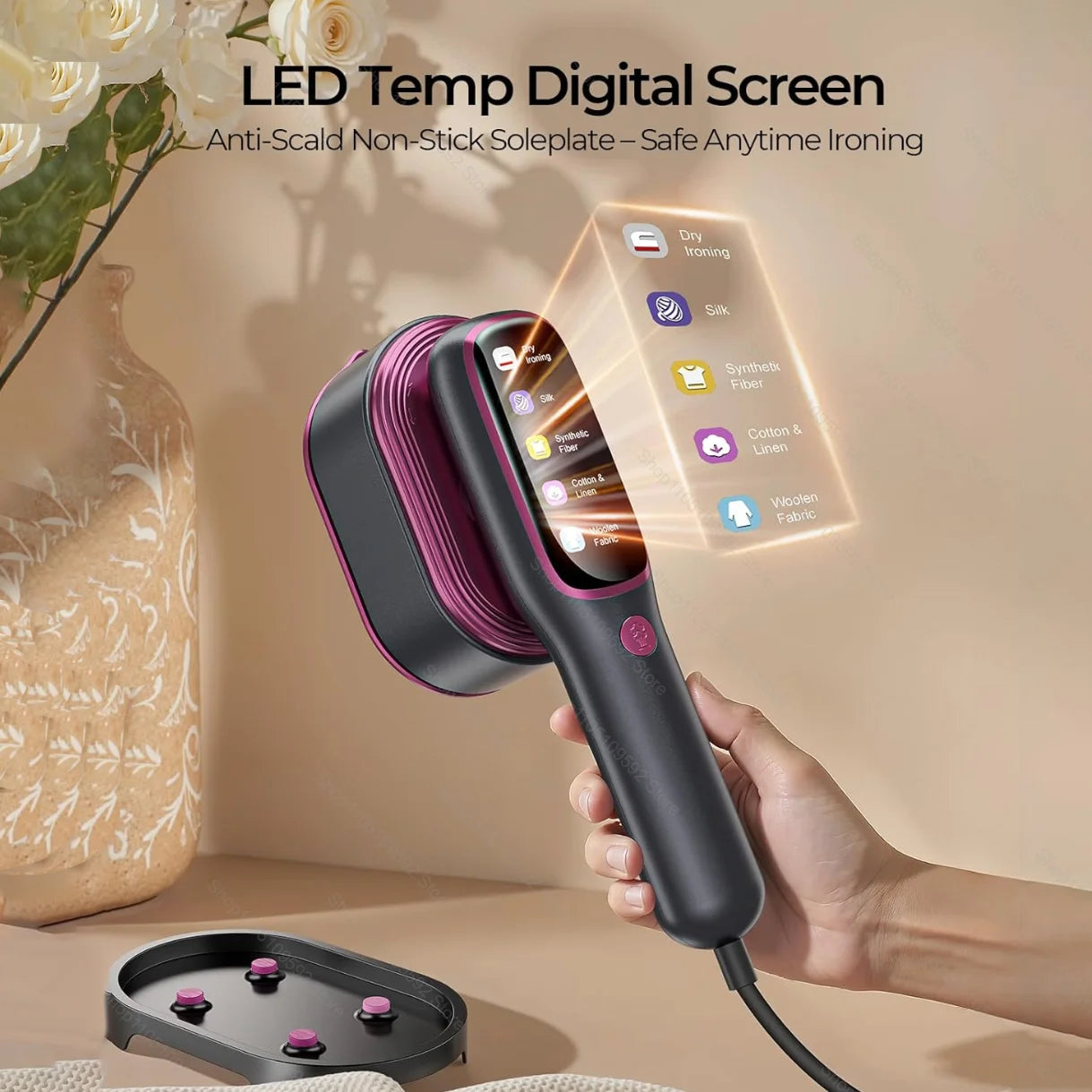 Handheld Garment Steamer Iron – 1200W Portable Fabric Care - EverGrowMarkeplace