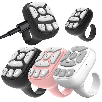 Bluetooth Ring Remote for Phone Scrolling & Selfies - EverGrowMarkeplace