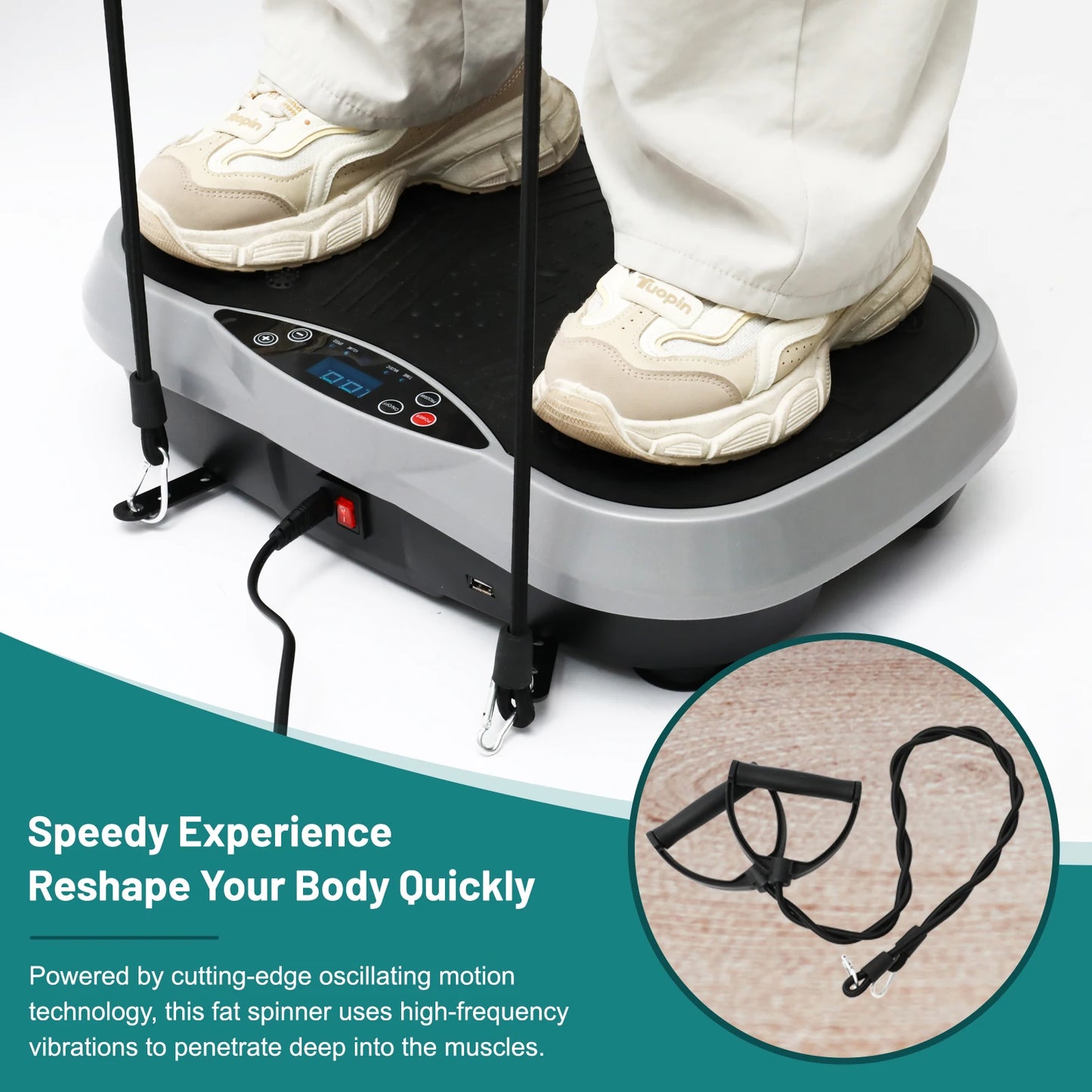 Vibration Plate Exercise Machine – 99-Speed Home Trainer