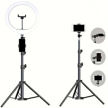 10-Inch LED Selfie Ring Light with Tripod Stand - EverGrowMarkeplace